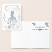 Whats Kraken Funny Nautical Pun | VERMISST Folienkarte (Anzeige)