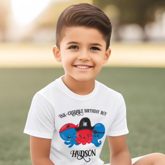 "What's Kraken" Octopus Pirate Children's Birthday Kleinkind T-shirt