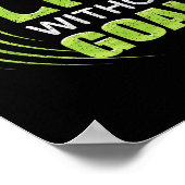 What's Life Without Goals Soccer Football Poster (Ecke)