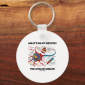 What's On My Nerves? The Myelin Sheath Schlüsselanhänger (Vorderseite)
