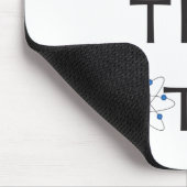 What's The Matter? Atom Particle White Mousepad (Ecke)