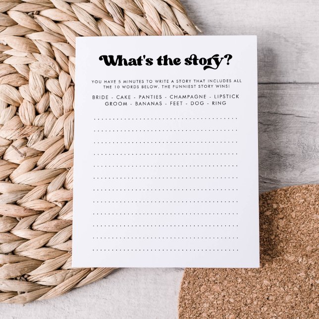 What's the Story Bridal Shower Game (Von Creator hochgeladen)