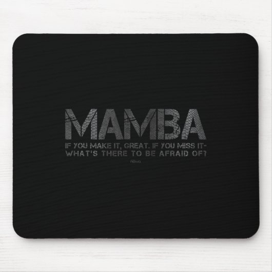 What's There To Be Afraid Of_ Basketball Court Mot Mousepad (Vorne)