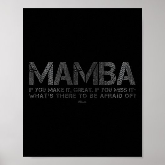 What's There To Be Afraid Of_ Basketball Court Mot Poster (Vorne)