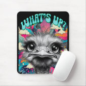 "Whats Up Ostrich" Gaming Mouse Pad Mousepad (Mit Mouse)