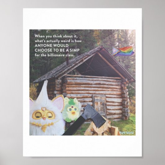 What's Weird Is How Anyone Would Simp For Billiona Poster (Vorne)