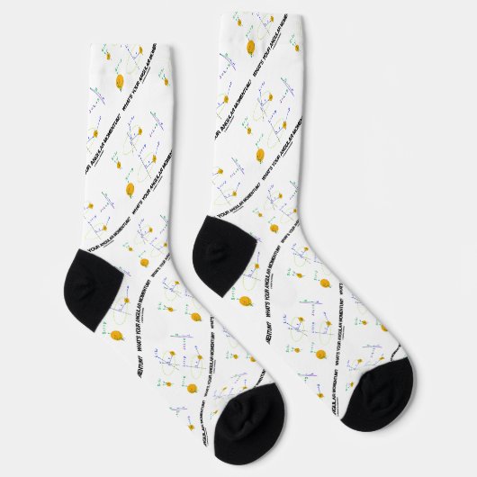 What's Your Angular Momentum? Physics Diagrams Socken (Rechts)