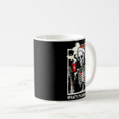 What's Your Emergency 911 Dispatcher Skeleton Chri Kaffeetasse (VorderseiteRechts)