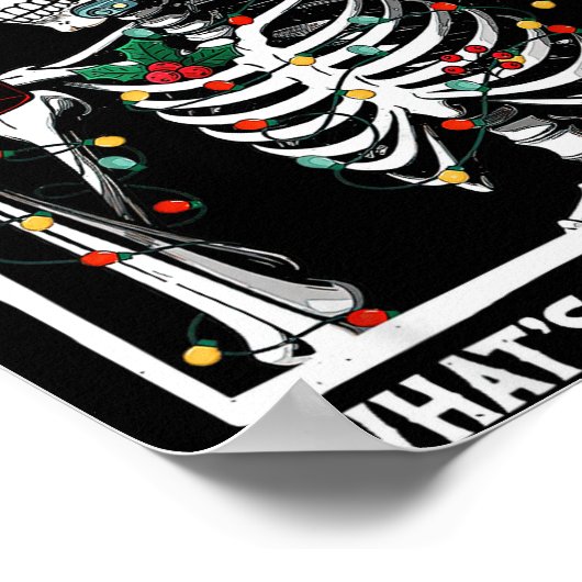 What's Your Emergency 911 Dispatcher Skeleton Chri Poster (Ecke)