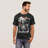 What's Your Emergency 911 Dispatcher Skeleton Chri T-Shirt (Vorne ganz)