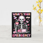 What's Your Emergency Valentines Day 911 Dispatche Karte (Gelbe Blume)