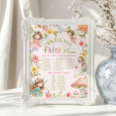 Whats your fairy name Fairy Bright Birthday Poster