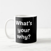 What's Your Why Insring Motivational Entrepreneur  Kaffeetasse (Links)