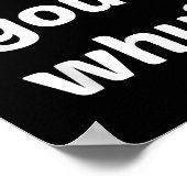 What's Your Why Insring Motivational Entrepreneur  Poster (Ecke)