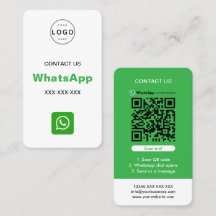 WhatsApp QR-Code Einfaches Minimalistisches Logo