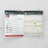 Whatsapp  Wedding Invitation Lucretia&Otto Einladung (Innenseite)