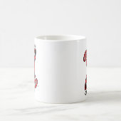 WHAT'Z DA ZÄHLEN OG FRAGEZEICHEN-TASSE KAFFEETASSE (Mittel)