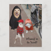 Whazup in da 'hood? postkarte (Vorderseite)