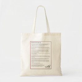 WHC Pre-Flight Checklist Tote Bag Tragetasche