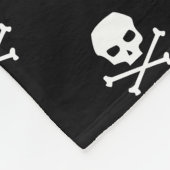 WHC - Schädel-Fleece-Decke Fleecedecke (Ecke)