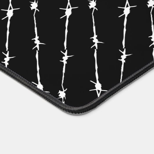 WHC - Stacheldraht Schreibtischunterlage (Ecke)