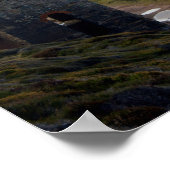 Wheal Coates Tin Mine Ruins Cornwall England Poster (Ecke)