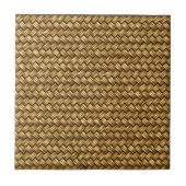 Wheat Color Basket Weave Muster Textur Fliese (Vorderseite)