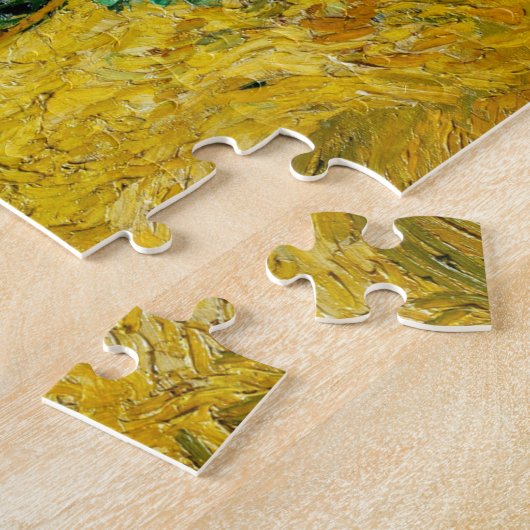 "WHEAT FELD with CYPRESSES" VON VAN GOGH AUF PUZZL Puzzle (Seite)