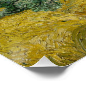 Wheat Field with Cypresses, Oil Painting, Van Gogh Poster (Ecke)