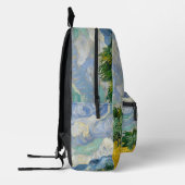 Wheat Field with Cypresses Van Gough Backpack Bedruckter Rucksack (Links)