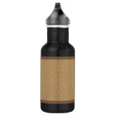 Wheat Gold Embossed Leaf Reben Trinkflasche (Rechts)