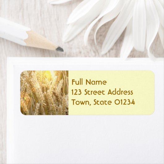 Wheat Mailing Labels (Insitu)