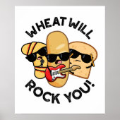Wheat wird dich mit lustigen Nahrungskanonen stürz Poster (Vorne)