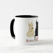Wheaten & Black Scottish Terriers Father Tasse (Vorderseite Links)