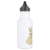 Wheaten & Black Scottish Terriers Trinkflasche (Links)