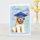 Wheaten Graduate Karte (Gelbe Blume)