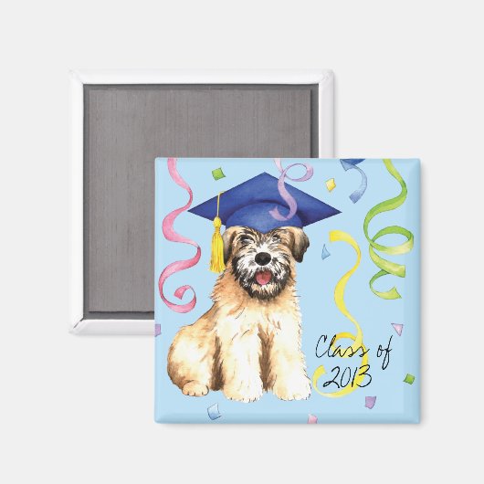 Wheaten Graduate Magnet (Vorderseite/Rückseite)