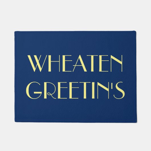 Wheaten Greetins Fußmatte (Vorderseite)
