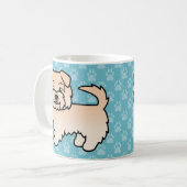 Wheaten Norfolk Terrier Kaffeetasse (Vorderseite Links)