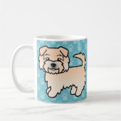 Wheaten Norfolk Terrier Kaffeetasse (Links)