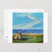 Wheaten Ocean Breeze Postkarte (Vorne/Hinten)