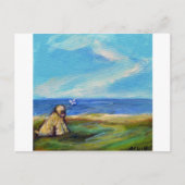 Wheaten Ocean Breeze Postkarte (Vorderseite)