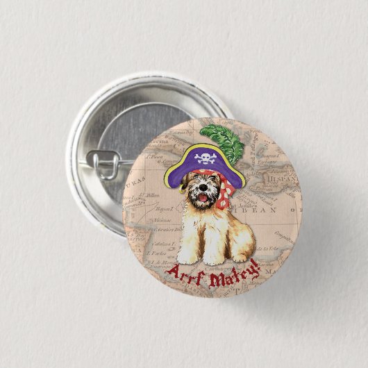 Wheaten Pirate Button (Vorne & Hinten)