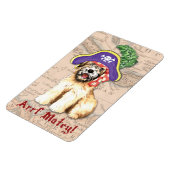 Wheaten Pirate Magnet (Linke Seite)