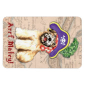 Wheaten Pirate Magnet (Horizontal)