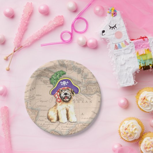 Wheaten Pirate Pappteller (Party)