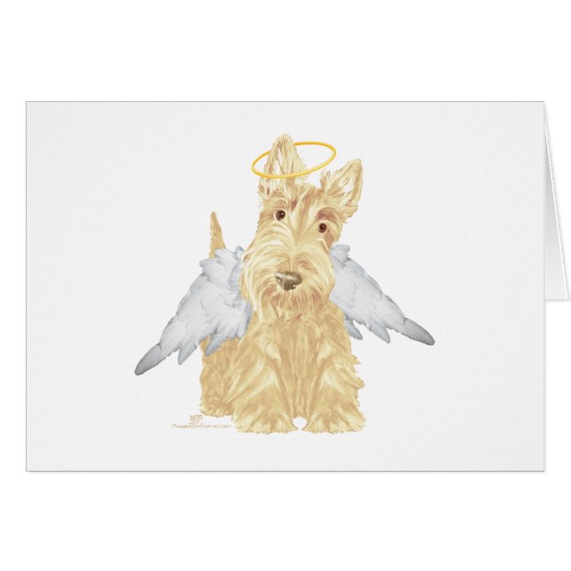 Wheaten Scottie Angel (Vorderseite (Horizontal))