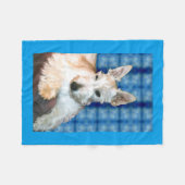 Wheaten Scottie Fleece Blanket (Vorderseite (Horizontal))