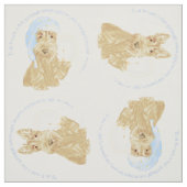 Wheaten Scottie Goodnight Stoff (Muster)