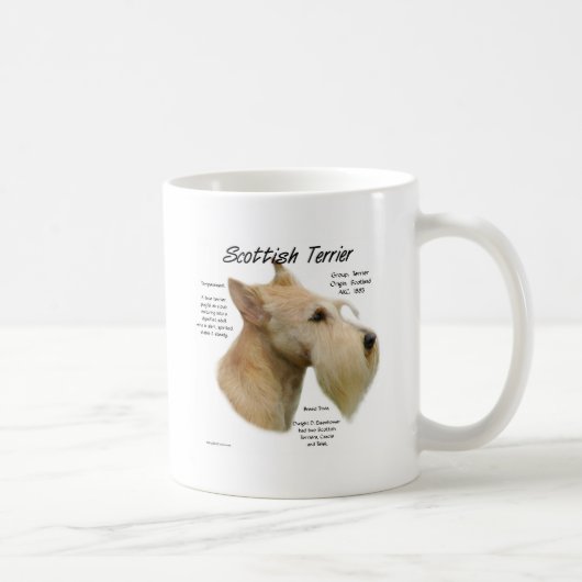 Wheaten Scottie History Kaffeetasse (Rechts)